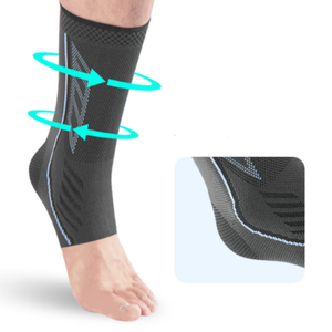 Protège-cheville en tricot respirant pour les sports de basket-ball manchon de soutien de Compression flexible chaud pour la protection - Product Image 5