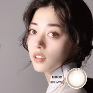 Newlook 화장품에서 아름 다운 한국 디자인 다크 브라운 콘택트 렌즈 천연 녹색 파란색과 회색 색상 안경 - Product Image 4