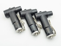 Parafoudre à oxyde de zinc tactile 24 kV européen à branchement arrière avec blindage EPDM pour la protection contre la foudre dans les systèmes de distribution d'énergie