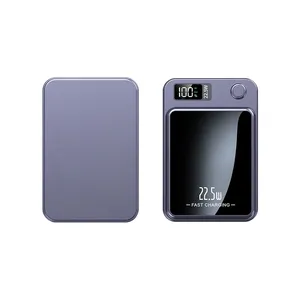พาวเวอร์แบงค์5000mAh ออกได้22.5W PD 15W สถานีชาร์จไร้สายแม่เหล็ก10000mAh พาวเวอร์แบงค์แบบพกพาสำหรับโทรศัพท์ - Product Image 6