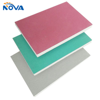 Plaque de plâtre multi-usages ignifuge, résistante à l'humidité et insonorisée pour plafond, cloison, construction et décoration