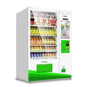 TCN 24 Stunden Selbstbedienung geschäft Getränke und Snacks Kombi-Verkaufs automat für Lebensmittel und Getränke Snacks Verkaufs automat zum Verkauf
