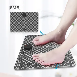 2023 yeni trend sıcak ürünler Tens Ems ayak masaj matı pedi Ems titreşimli elektrikli ayak masaj makinesi vücut ABS CE rohs KC