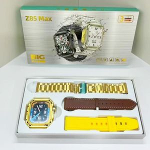Z85MAX 460mAh Smartwatch BT Call Relojes Inteligentes Heart Rate NFC Stainless Steel Montres Intelligentes Fashion Smart Watch - Product Image 1