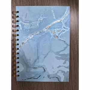Cuaderno Espiral Tapa Dura A5 Rojo Mármol con Cubierta de Papel para Suministros de Escritura Escolares y de Oficina Personalizados y Pedidos Promocionales al por Mayor - Product Image 4