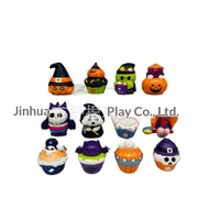 Superventas, viral en internet, Squishy de calabaza de bruja de Halloween, gadget antiestrés de rebote lento con temática de fantasía de cristal, decoración