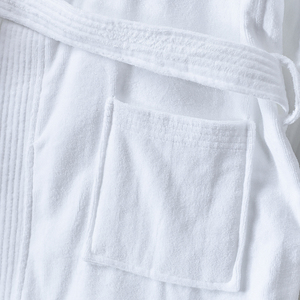 Accappatoio in Spugna Velour - Lussuoso Accappatoio da Hotel e Spa 100% Cotone - Morbido, Assorbente, Lavabile in Lavatrice - Collo Kimono, Taglia Unica - Product Image 5
