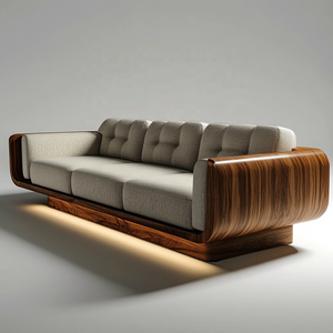 European Style Minimalist Living Room Modern Luxury White Leisure Wooden Leg <strong>Sofa</strong> Set Furniture Lounge <strong>Suite</strong> Couches <strong>Sofa</strong> - Product Image 1