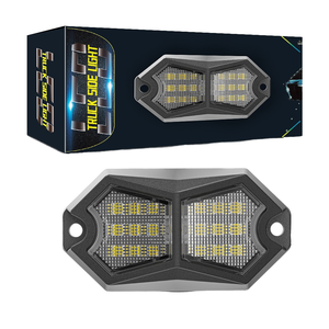 Feux latéraux LED pour camion Bonsen, feux de voiture, buggy, blanc froid, 12V, 18 LED, feux de signalisation d'avertissement - Product Image 1