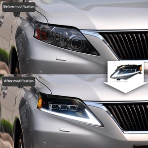 ชุดไฟหน้า TYPY สำหรับ Lexus RX ปี 2009-2011 อัพเกรดเลนส์โปรเจคเตอร์เลเซอร์ 12V พร้อมไฟ LED Daytime Running Lights และไฟเลี้ยวแบบไหล - Product Image 3