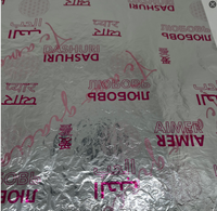 Papier nid d'abeille de qualité alimentaire pour hamburger avec couche de feuille d'aluminium, isolation alimentaire, emballage en papier anti-graisse pour burger