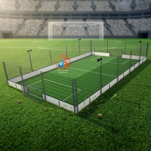Terrain de football 5 contre 5 sur mesure, <span class=keywords><strong>cage</strong></span> de football extérieure fermée, clôture de terrain de football intérieur, mini-terrain de football, <span class=keywords><strong>cage</strong></span> de football à vendre - Product Image 1