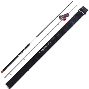 LUTAC Wholesales Hard Carbon Tool Tackle Brave Sea Bass Spinning 2.74m M Fishing Pesca Rod Equipment