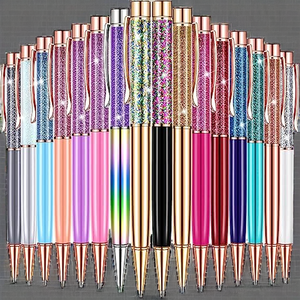Stylos liquides colorés en gros, neufs, personnalisables, cadeau promotionnel, stylo bille multifonctionnel en métal 1,0 mm avec logo - Product Image 2