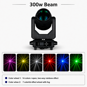Professional 300W Lamp Beam Moving Head Stage <b>Light</b> for DJs and Events - Product Image 5