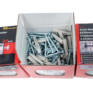 Nylon cắm loại mở rộng ví<span class=keywords><strong>t</strong></span> cho vách thạch cao <span class=keywords><strong>t</strong></span>ường nhựa hàng rào bài <span class=keywords><strong>t</strong></span>ường Neo kit, M6 - Product Image 4