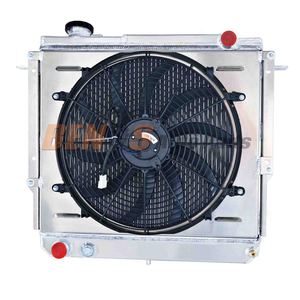 Cache de radiateur à 3 rangées avec ventilateur de 16 pouces pour Jeep Wagoneer Cherokee Comanche V6 C5 <span class=keywords><strong>Corvette</strong></span> - Product Image 1