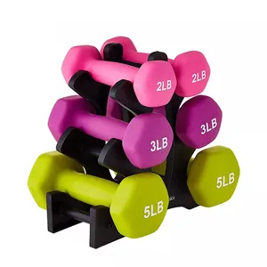 Superior Quality weight lifting Custom Weights Dumbbell Sets Urethane Neoprene hex Dumbbell Weight Lifting Dumbbell