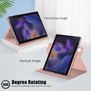 Custodia di rotazione della copertura del Tablet Folio Smart Wake Sleep per <span class=keywords><strong>Samsung</strong></span> <span class=keywords><strong>Galaxy</strong></span> <span class=keywords><strong>Tab</strong></span> <span class=keywords><strong>A8</strong></span> <span class=keywords><strong>SM</strong></span>-X200 10.5 pollici - Product Image 4