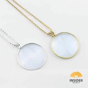Toptan bayanlar anne yaşlı hediye uzun zincir okuma için 5X kolye büyüteç büyüteç kolye kolye - Product Image 3