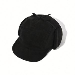 Gorra de Béisbol de Forro Polar para Otoño e Invierno, Combinación de Colores a la Moda, Protección Cálida para los Oídos, para Hombres y Mujeres - Product Image 6