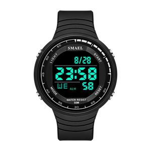Montre numérique SMAEL 1925 à affichage LED, montre de sport numérique, montre étanche en plastique, montre tendance - Product Image 3