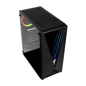 Ventilateurs en verre trempé <span class=keywords><strong>2022</strong></span> Offre Spéciale, tour de <span class=keywords><strong>PC</strong></span> ATX, boîtier d'ordinateur de jeu avec noir - Product Image 2
