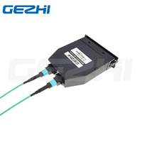 Cassette fibre optique MPO vers LC UPC OM3 50/125 Multimode, module cassette MPO vers LC pour câblage de centre de données 40G 100G
