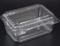 Boîte d'emballage en plastique 200/250/500g Emballage en coquille pour myrtilles, cerises, tomates, fraises, fruits frais