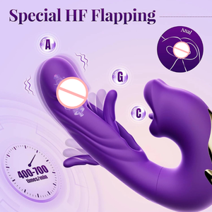 Вибратор для точки G для женщин с 7 режимами вращения и 5 режимами стимуляции клитора, имитирующий оральные ласки и сосание, фаллоимитатор и вибратор-лизун - Product Image 6