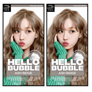 Sconto mette En Helo 10AB cenere Beige tinture per capelli 500ml bolle Semi-permanente a base di erbe Shampoo senza ammoniaca con campione gratuito - Product Image 1