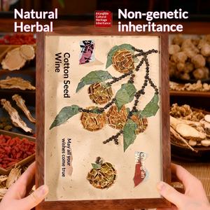 Materiales de collage para pintura aromática DIY con hierbas medicinales chinas para el Año Nuevo, Patrimonio Cultural Inmaterial, Salón de Año Nuevo - Product Image 3