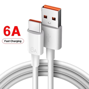 สายชาร์จ USB ยาว 3 ฟุต ชาร์จเร็วพิเศษ สายชาร์จ Type C 6A ชาร์จเร็วแบบ Ultra Fast สำหรับ Huawei, Samsung และ <span class=keywords><strong>Xiaomi</strong></span> - Product Image 2
