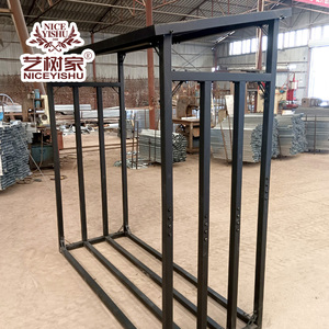 Metallo <span class=keywords><strong>fai</strong></span> <span class=keywords><strong>da</strong></span> <span class=keywords><strong>te</strong></span> acciaio impermeabile legna <span class=keywords><strong>da</strong></span> ardere Rack Firwood Log supporto per il legno per il legno per il camino set & accessori - Product Image 4