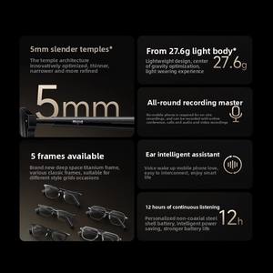 Новые умные аудио очки Mijia 2 с длительным временем автономной работы и несколькими вариантами - Product Image 2