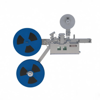 Machine de pose et de retrait de ruban et de récupération de déchets, avec alimentation et rembobinage, contrôlée par PLC