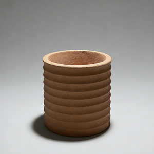 Vaso Fioriera <span class=keywords><strong>in</strong></span> Fibra di Vetro Intagliato a Mano dal Design Moderno e Semplice, per Interni ed Esterni, Ecologico e Biodegradabile, per Casa, Giardino, Hotel, <span class=keywords><strong>Pavimento</strong></span> - Product Image 4