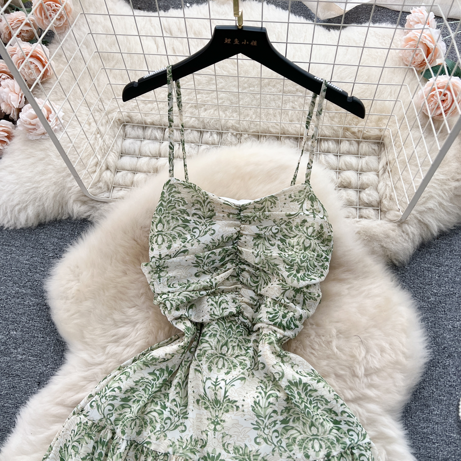 sleeveless floral lace dress Avec Les Filles Women's Sleeveless 3D Floral Embroidery Mini Dress - Cream main image 1