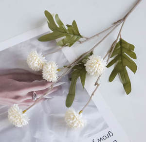 ODIS - Flores Artificiales Decorativas para Interiores, Pequeños Crisantemos de Imitación, Diente de León, Flores de Seda Kiku - Product Image 6