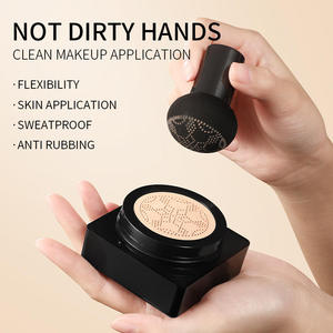 Crème <span class=keywords><strong>BB</strong></span> Air Cushion Ouqianya à la fleur, version anglaise transfrontalière, correcteur de teint en forme de champignon, maquillage nude, hydratant, éclaircissant, beauté - Product Image 5