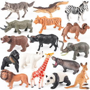 Modelli di animali realistici yxs per lo sviluppo cognitivo: <span class=keywords><strong>leone</strong></span>, tigre, giraffa, elefante, rinoceronte, ippopotamo, panda, canguro, <span class=keywords><strong>lupo</strong></span>. - Product Image 5