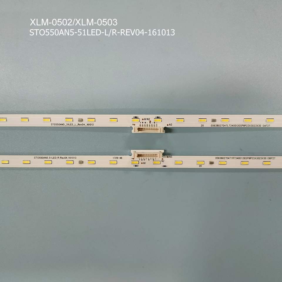 STO550AN5 LED Backlight Strip - 51LED SMD 3030, 2700K Soft Warm White ...