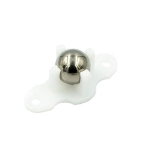 Roue universelle à billes en acier Vacuum W420, châssis de voiture intelligent à 2 roues, Bullseye Nylon Mbot N20 - Product Image 3
