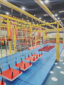 HAPPY BABY Équipement de parcours de cordes pour usage commercial en extérieur et en intérieur avec <span class=keywords><strong>mur</strong></span> d'<span class=keywords><strong>escalade</strong></span> - Product Image 6