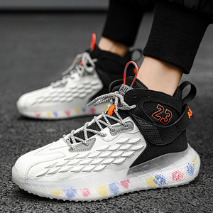Men's Trendy Sneakers Fashionable Casual <strong>Basketball</strong> <strong>Shoes</strong> Comfortable and Breathable Mesh Design for <strong>Outdoor</strong> Sports in Winter - Product Image 5