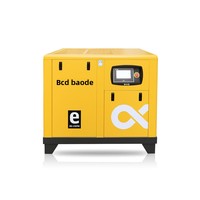 Compresor de Aire de Tornillo Rotativo Sin Aceite de 11 kW de Bajo Ruido, Compresor de Aire Industrial Personalizado