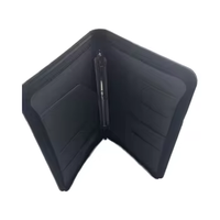 Porte-documents A4 en cuir PU, design à motifs, poches intérieures, fermeture sécurisée pour les réunions d'affaires et les présentations