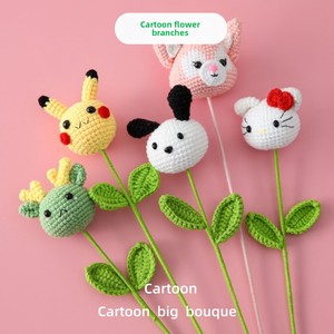 ของขวัญวันเด็ก ของขวัญวันเกิด ช่อดอกไม้ไหมพรมการ์ตูนขนาดใหญ่ ตกแต่งด้วยดอกไม้ ต้นไม้ ตุ๊กตา แพ็คเกจสำเร็จรูป การ์ตูน - Product Image 5