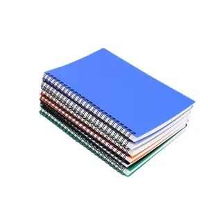 Carnet de notes à couverture pp personnalisé en gros étudiants planificateur d'impression personnalisé agenda en spirale