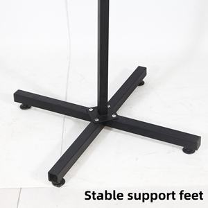 חנות מותאם אישית סלון אדם מסלון שיער פאה הרחבות אחסון מתלה חזית הצמה חזית הצמה שיער גלם צרור מתכת עמדה - Product Image 3